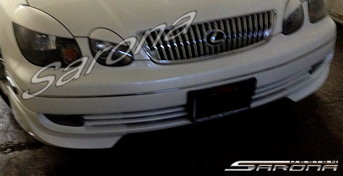 Custom Lexus GS300-400  Sedan Front Add-on Lip (1998 - 2005) - Call for price (Part #LX-009-FA)